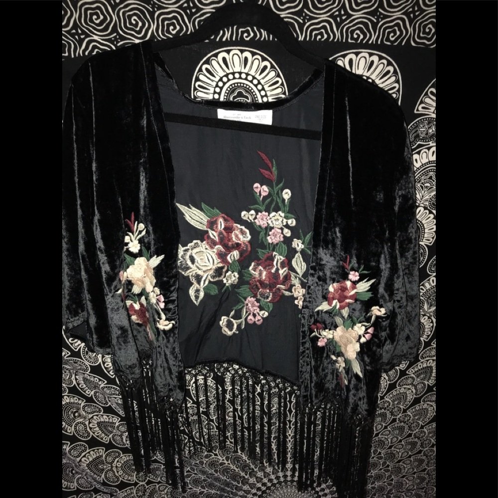 Abercrombie velvet fri he jacket